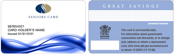 Australian State Government Seniors Card