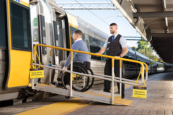 A customer joins the service using a Platform Ramp