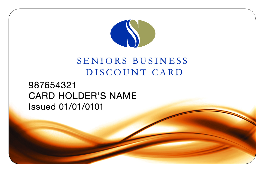 Queensland Seniors Business Discount Card front of card