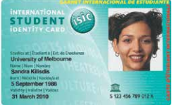 International Student Identification Card (ISIC)